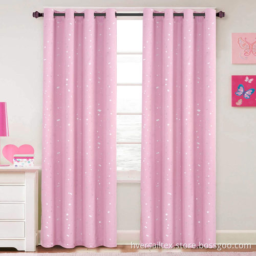 Twinkle Stars Printed Curtains for Boys Girls